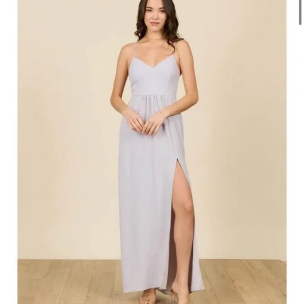 Park & Fifth Valdes Dress Dove Grey